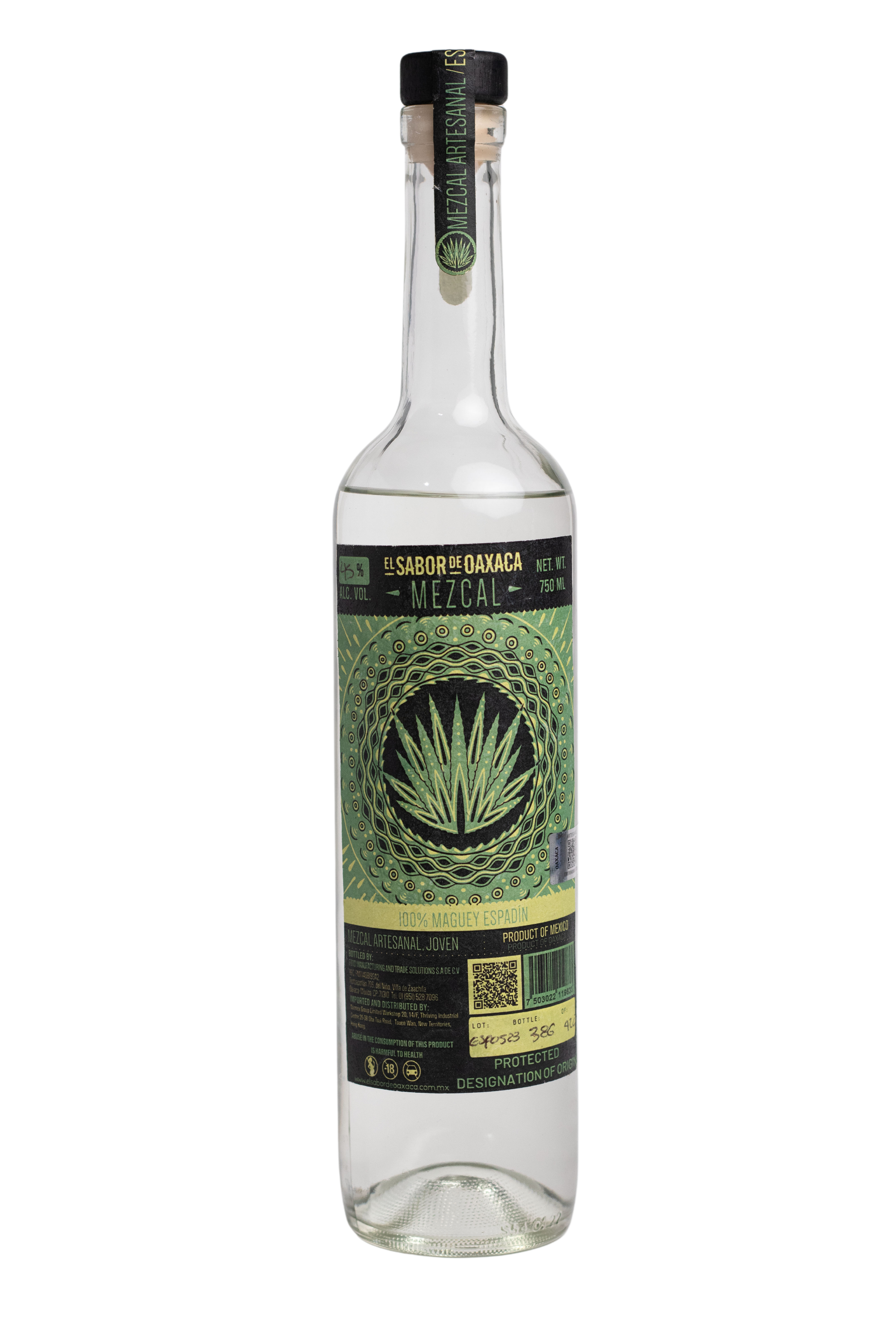 El Sabor de Oaxaca Mezcal Joven Espadin 750ml – Normex Group HK