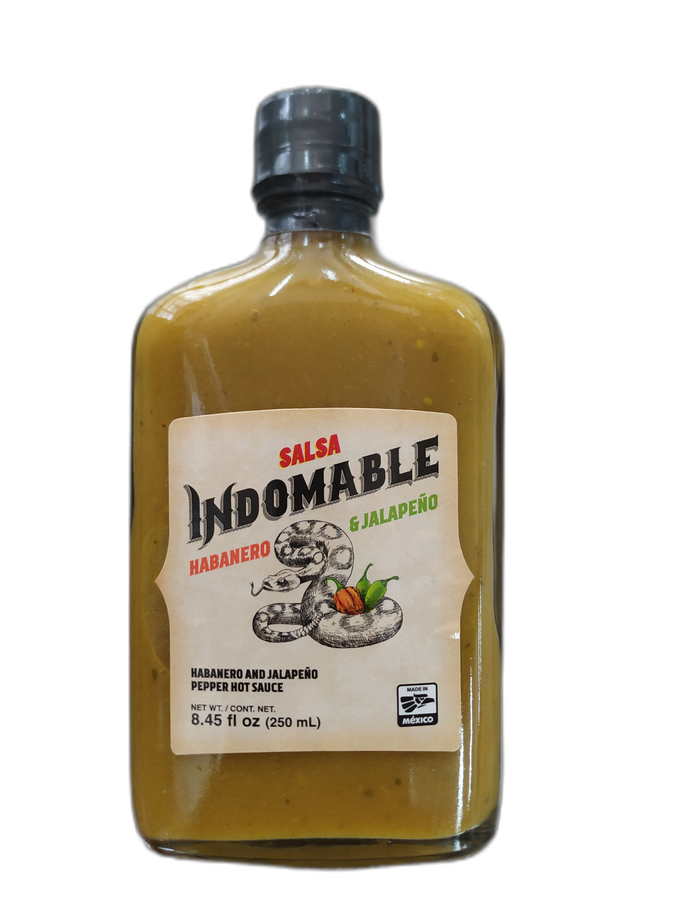 Indomable Hot Sauce Habanero & Jalapeño Pepper