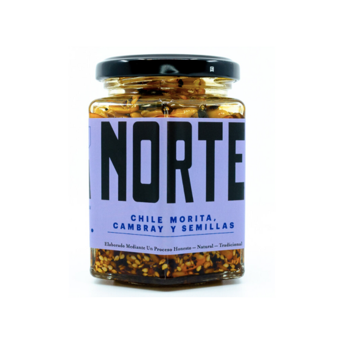 Norte Salsa Morita & Cambray Peppers with Seeds 240g