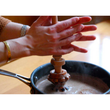 Load image into Gallery viewer, Molinillo for Hot Chocolate - Handcrafted Wood Stirrer
